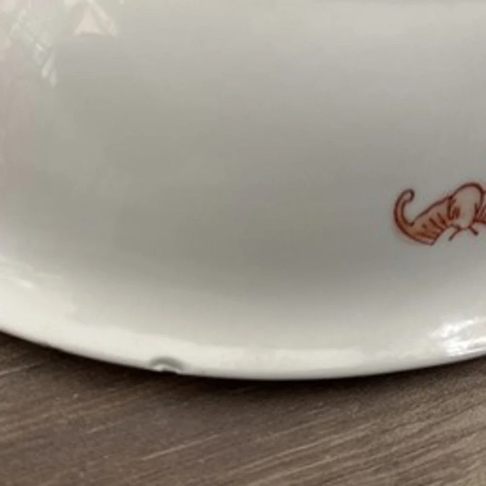 Japanese dishes oval platter, smaller platter, 5 Cups, 5 Bowls‎